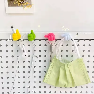 10 Pcs Hand Shaped Mini Cable Organizer Holder